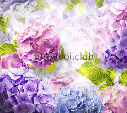 цветок, цветы, листья, 3д, 3d 